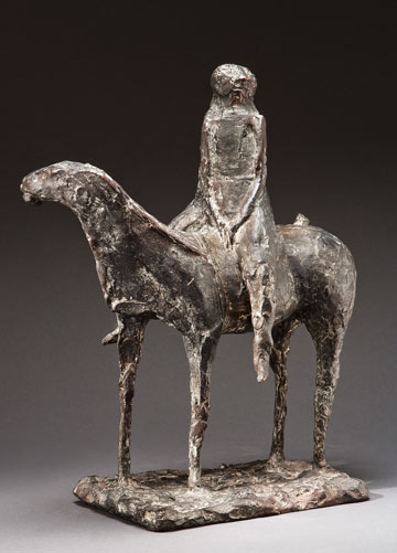 Marino Marini Horseman, bronze, marble, appraisal