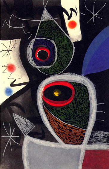 Miro Somnambule - Etching Aquatint Miro Etching Aquatint Print - Somnambule, prints, appraisals