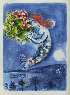Chagall Baie des anges print